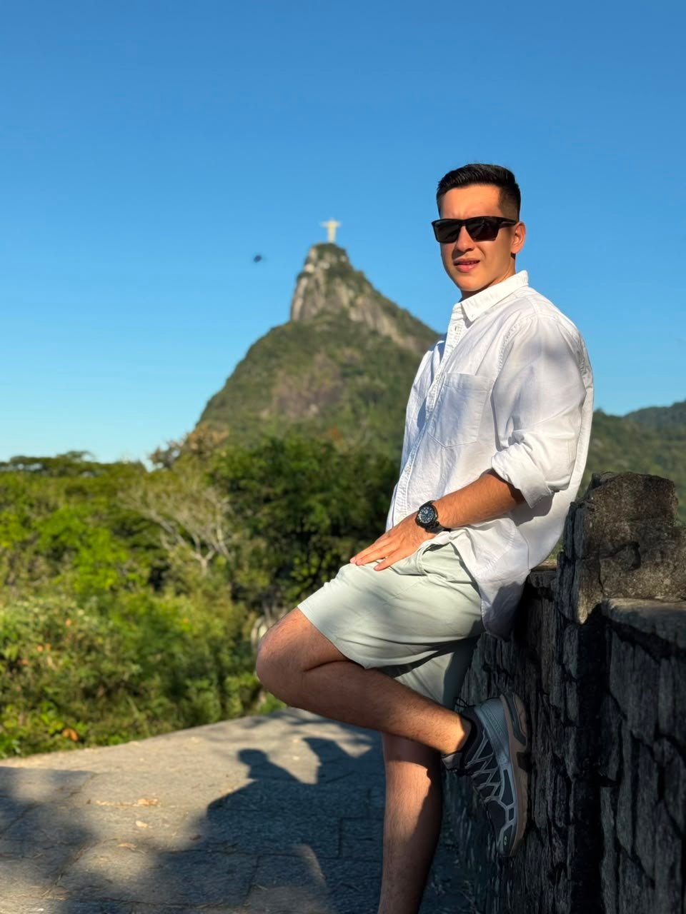 Registro de passeio com clientes do Marcos Táxi Doblô