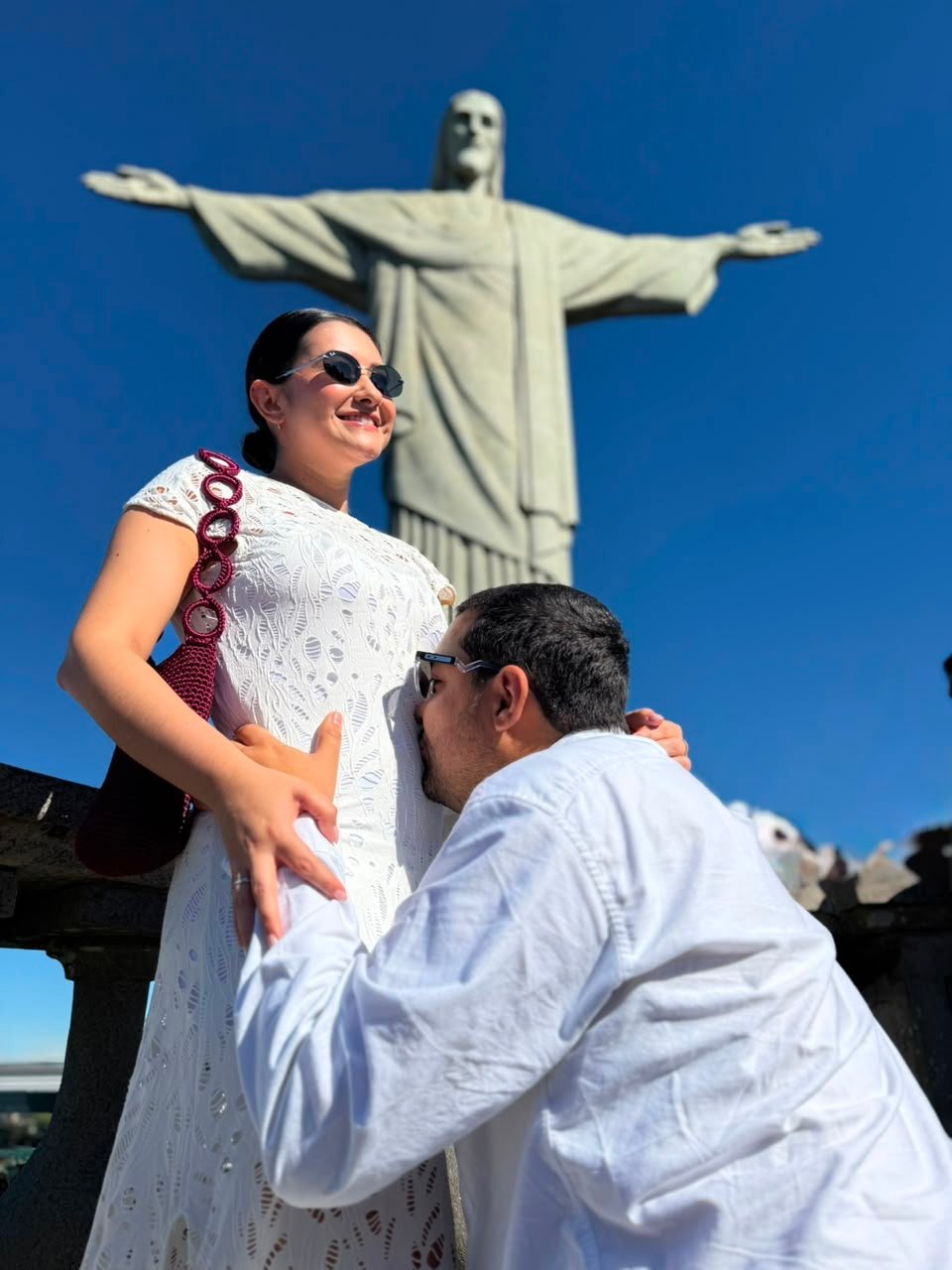 Registro de passeio com clientes do Marcos Táxi Doblô