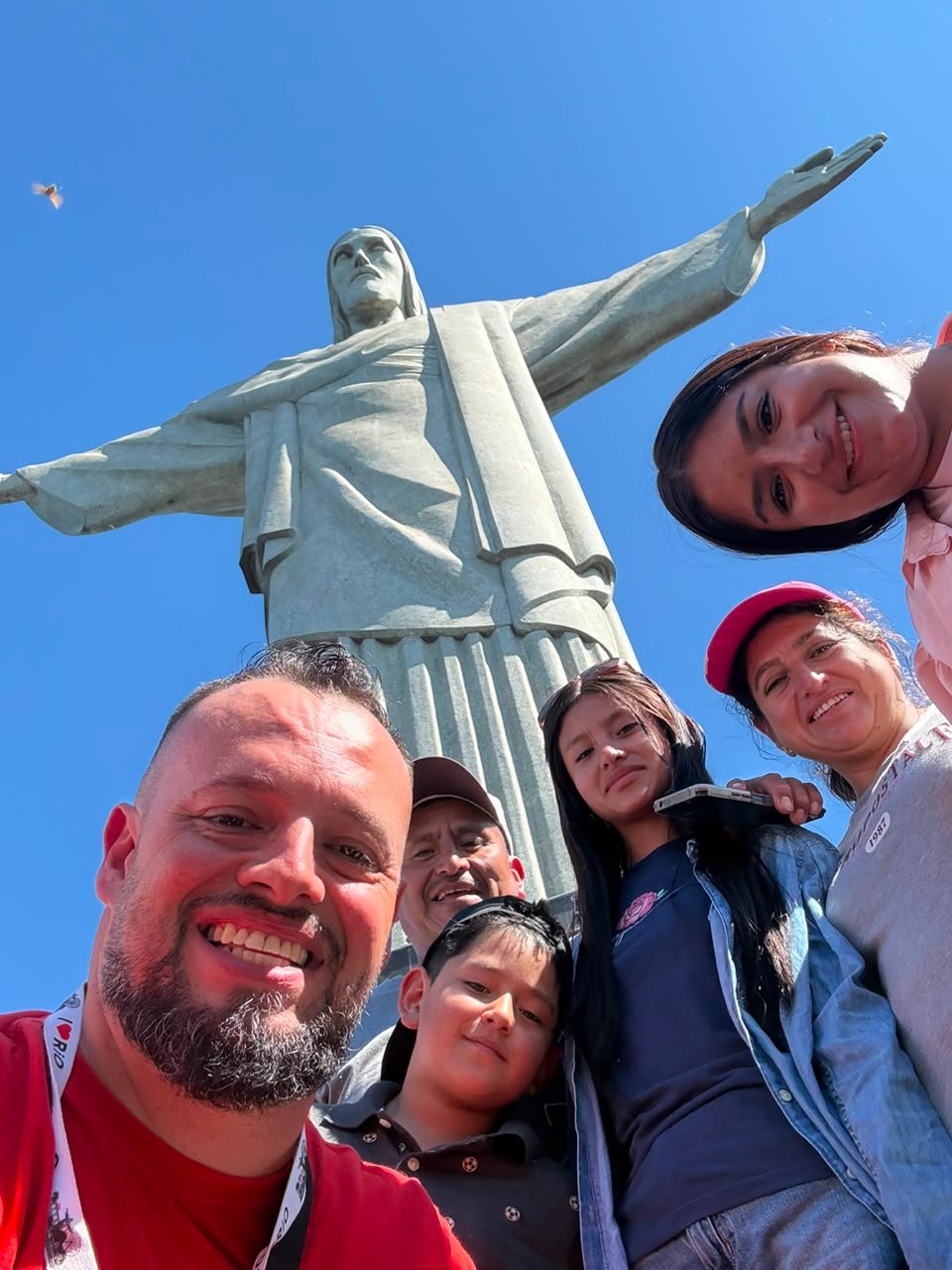 Registro de passeio com clientes do Marcos Táxi Doblô