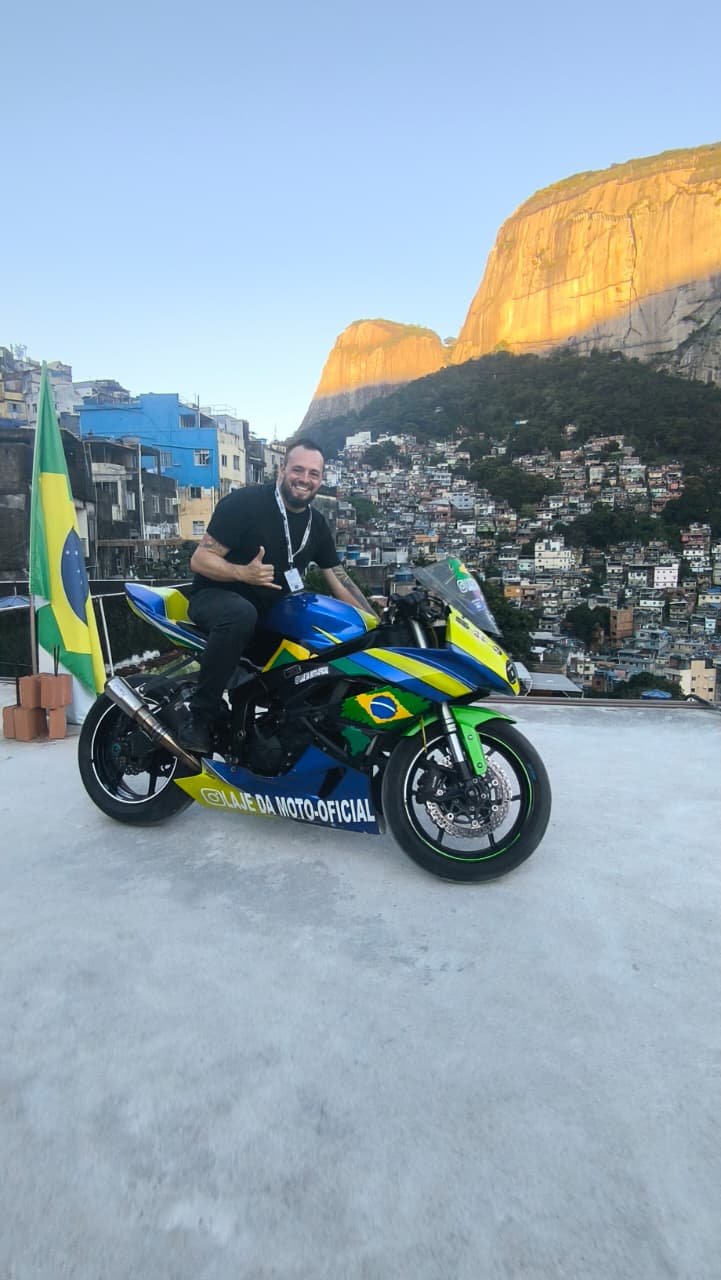 Registro de passeio com clientes do Marcos Táxi Doblô