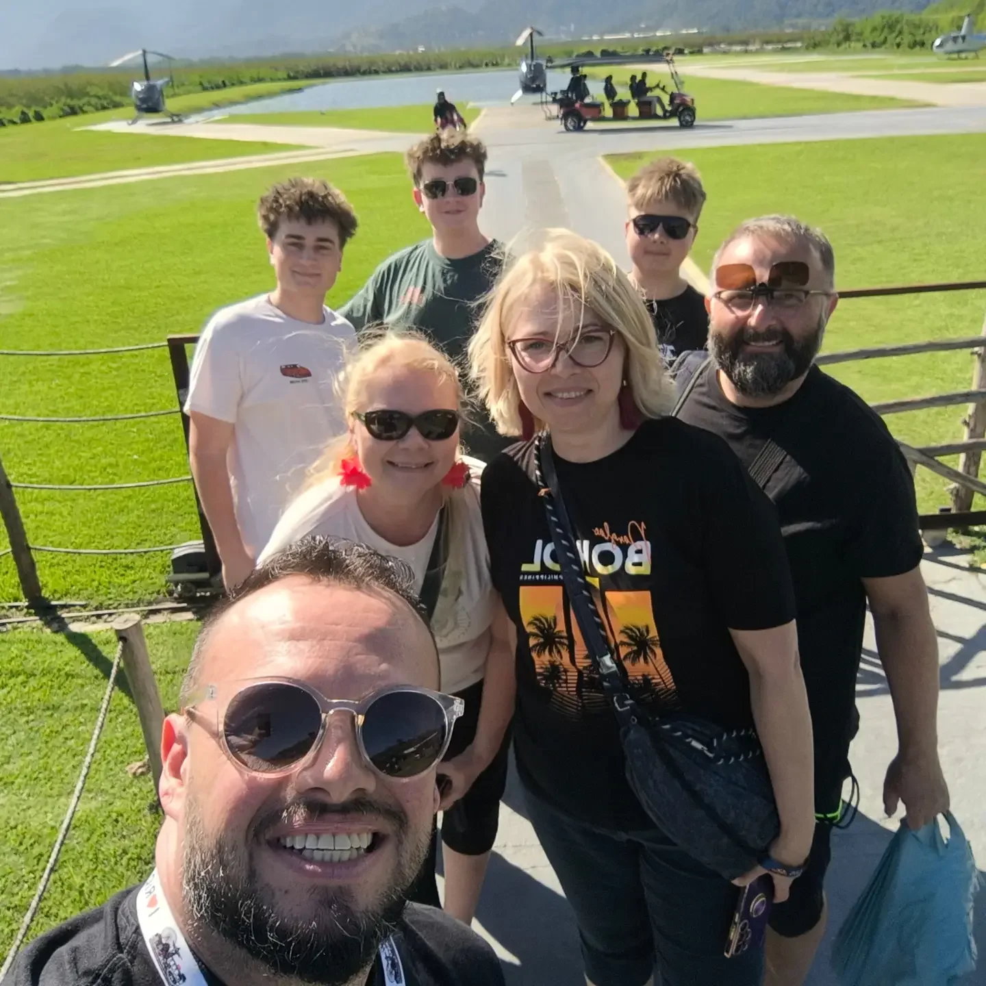 Grupo em passeio turístico
