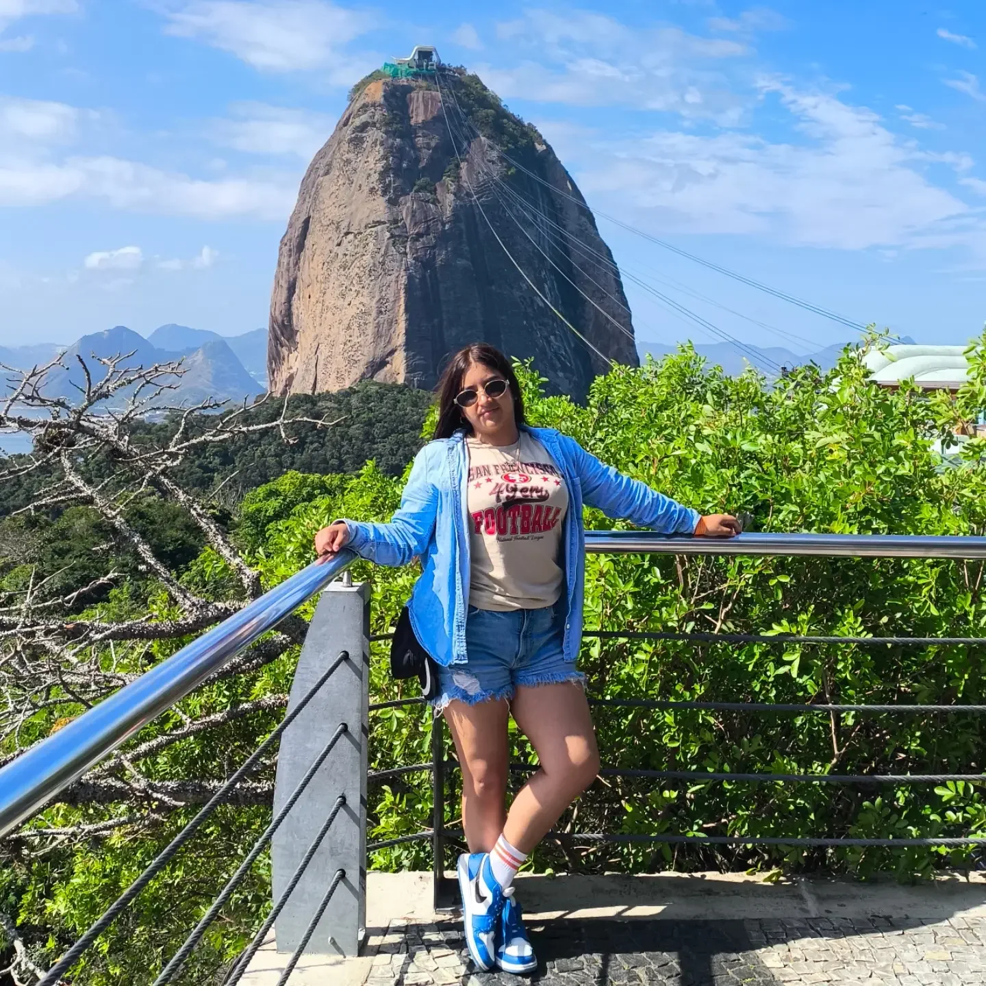 Turista no Pão de Açúcar